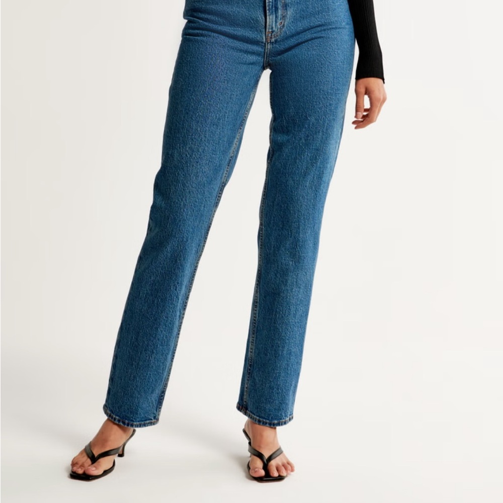 Abercrombie high rise jean